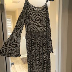 Black and white dress